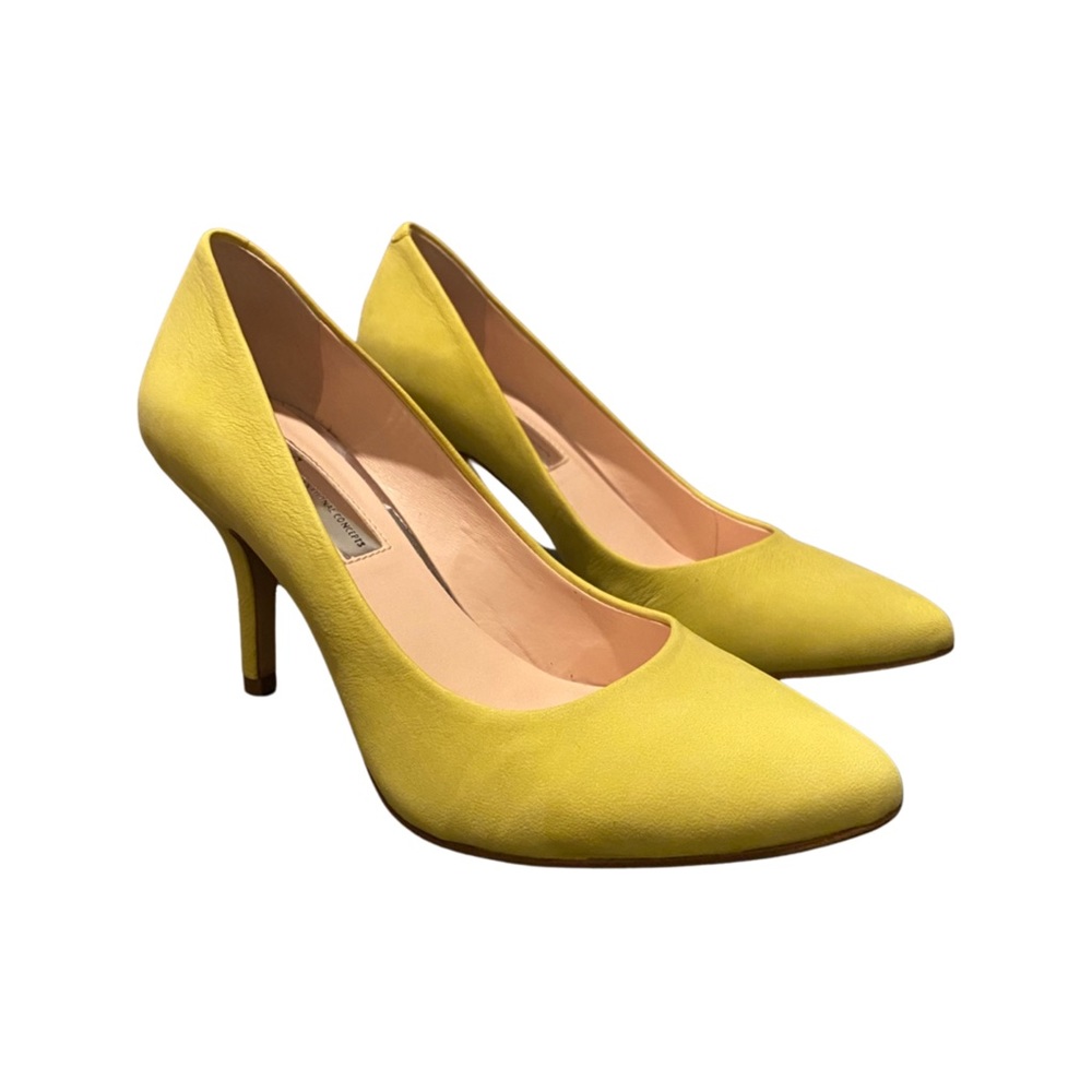I.N.C. Chartreuse Yellow Heels